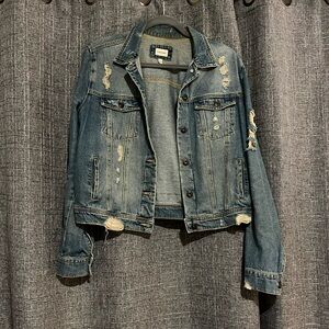 Distressed Jean Jacket